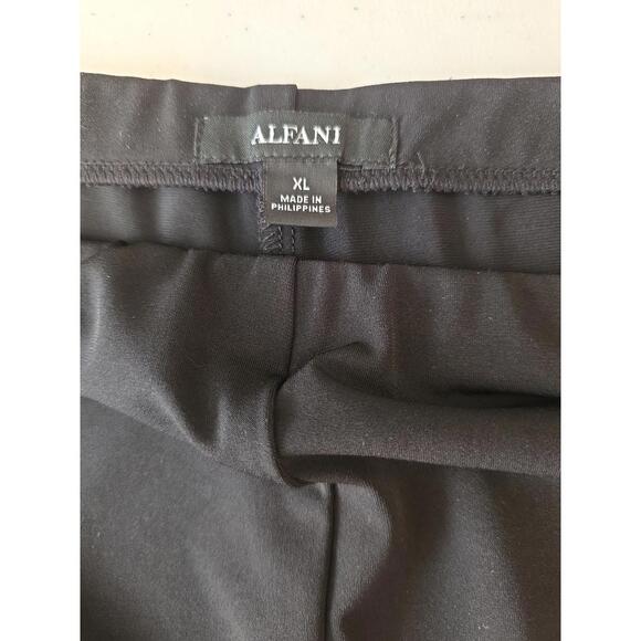 Alfani Women's Black Wide Leg Stretch Pants - XL - Picture 3 of 8